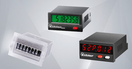 Pulse counters: Acquisition of unit counts, quantities, and events. Electromechanical, electronic and pneumatic pulse counters, preset, analog, digital inputs, rate/totalizer, ratemeter, totalizer intervals, frequencies, displays