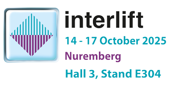 interlift 14. bis 17. Oktober 2025, in Nürnberg Halle 3, Stand E304