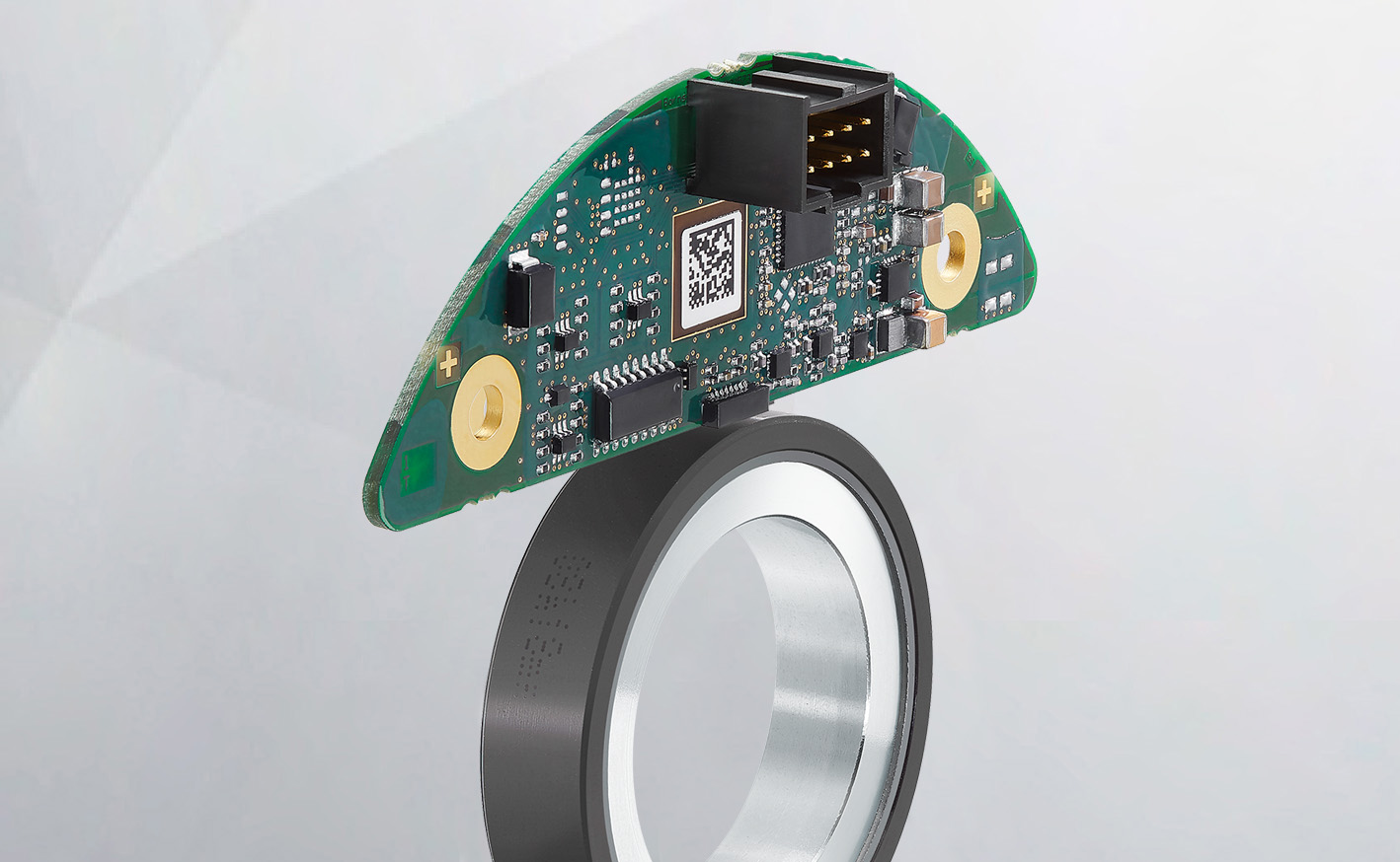 Encoder rotativo integrato con anello magnetico