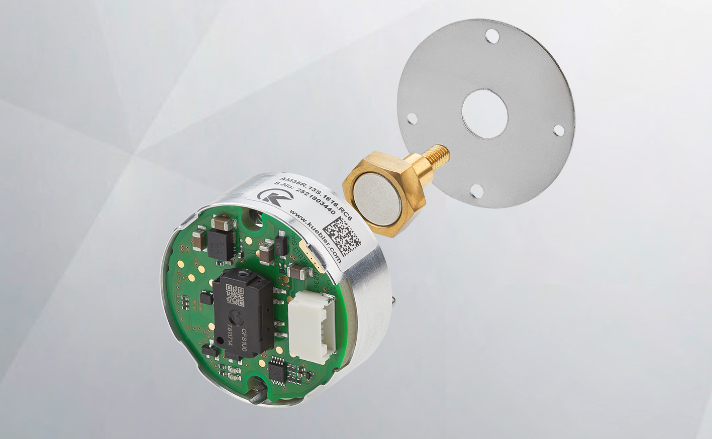 Magnetic sensors with diametral magnet - End of shaft