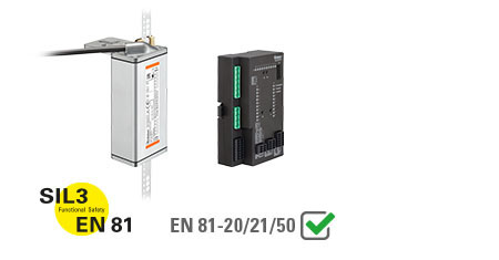 All-In-One Konzept Integrierte Auslösung der elektromechanischen Fangvorrichtung