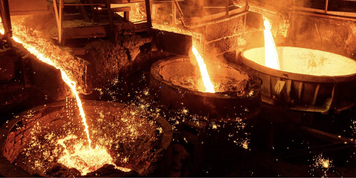 Füllstand Flüssigmetall wie z.B. in Gießpfannen oder Torpedowagen – Messungen aus Entfernungen bis 20 m