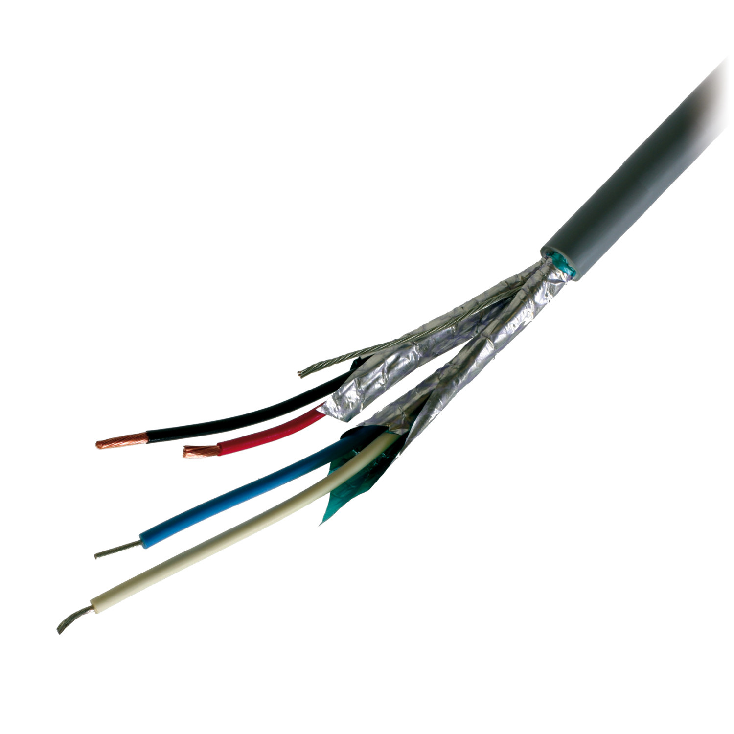 Kabel 2x0,52 mm<sup>2</sup>  + 2x1,04 mm<sup>2</sup>  ,   