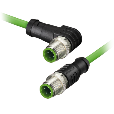 M12 Connector with cable ,   