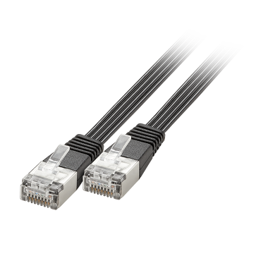 RJ45 Przewód z zarobionym złączem , Patchkabel Flachbandkabel 