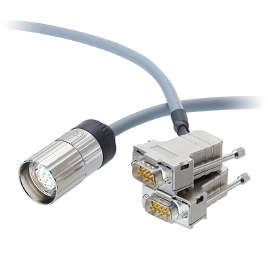 SUB-D Steckverbinder mit Kabel ,